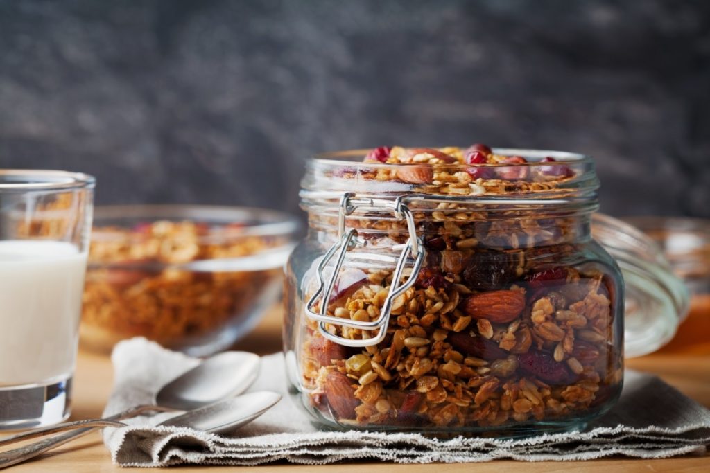 granola jar shutterstock image