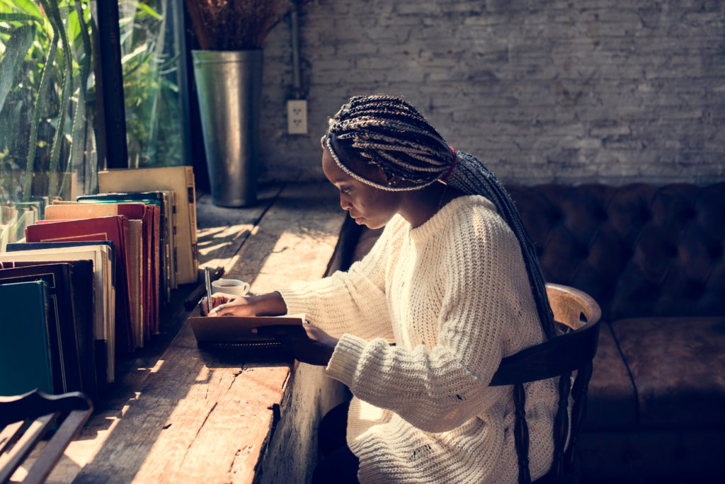 Portrait,Of,Black,Woman,With,Dreadlocks,Hair