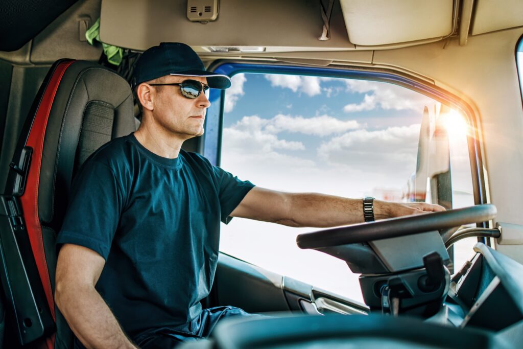 Eye Strain truck driver driving Shuttterstock Image