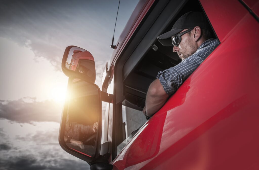 Eye Strain truck driver sunglasses Shuttterstock Image